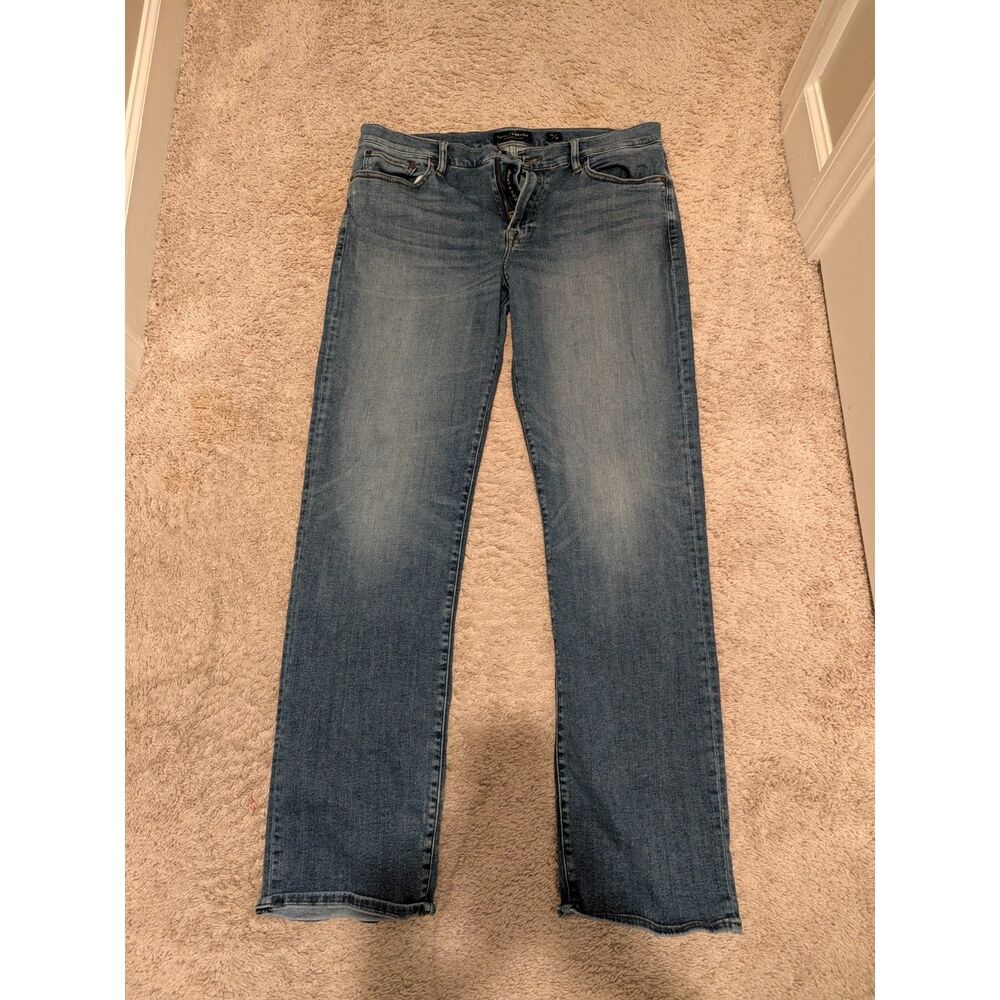 Lucky Brand 363 Straight Jeans Men's 34x34 Medium Wash Stretch Denim